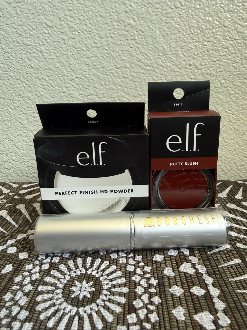 Elf Putty Blush & Perfect Finish HD Powder + Makeup Brush